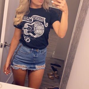 Johnny Cash Black & White Graphic Tee​